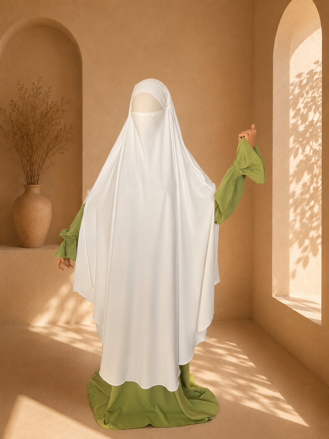 Witte Madina khimar