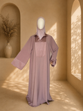 Rose taupe Abaya