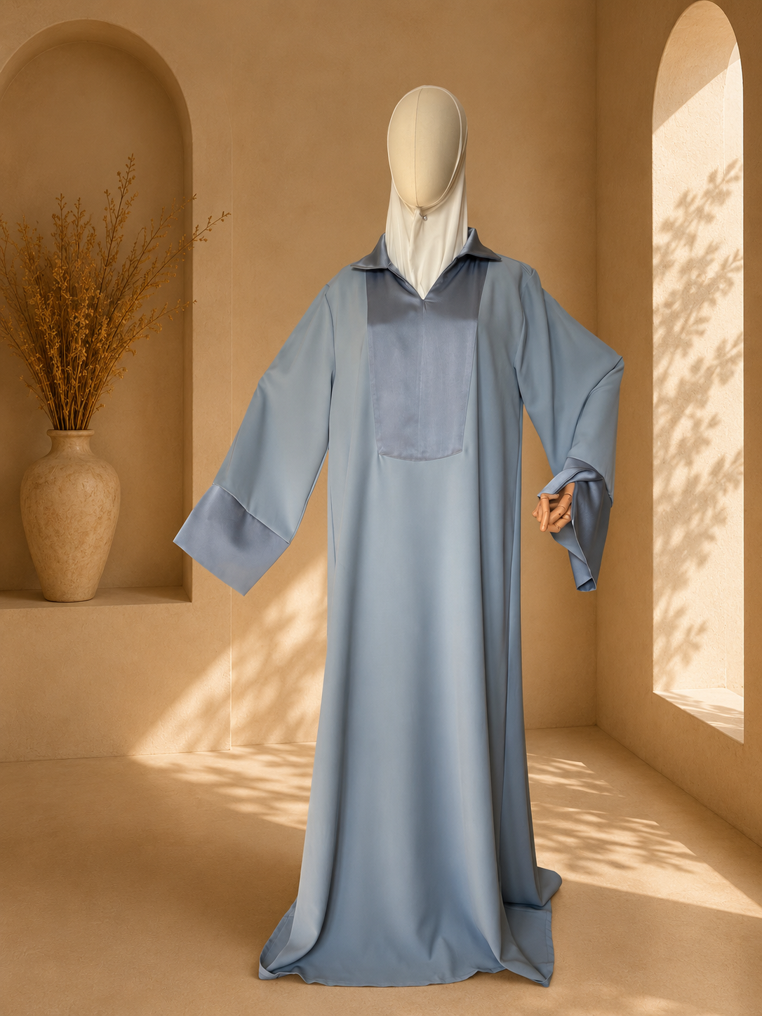 Bleu Ciel Abaya