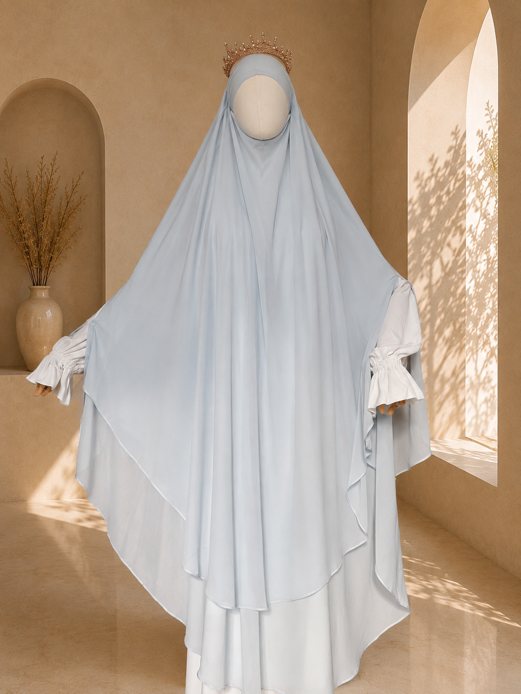 Sky blue Maxi khimar