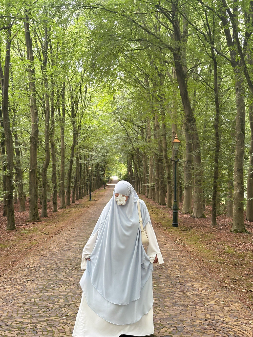 Sky blue Maxi khimar