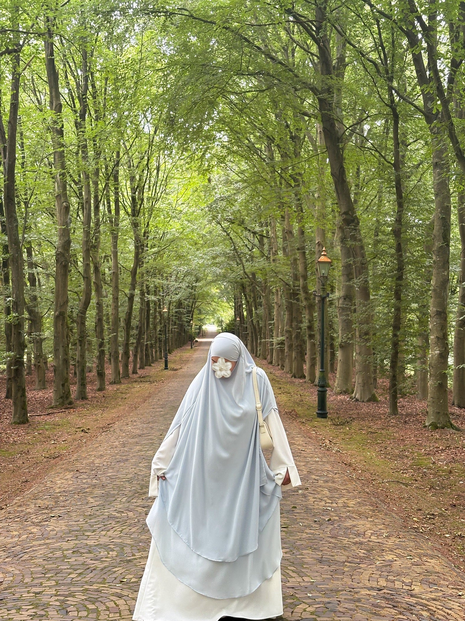 Sky blue Maxi khimar